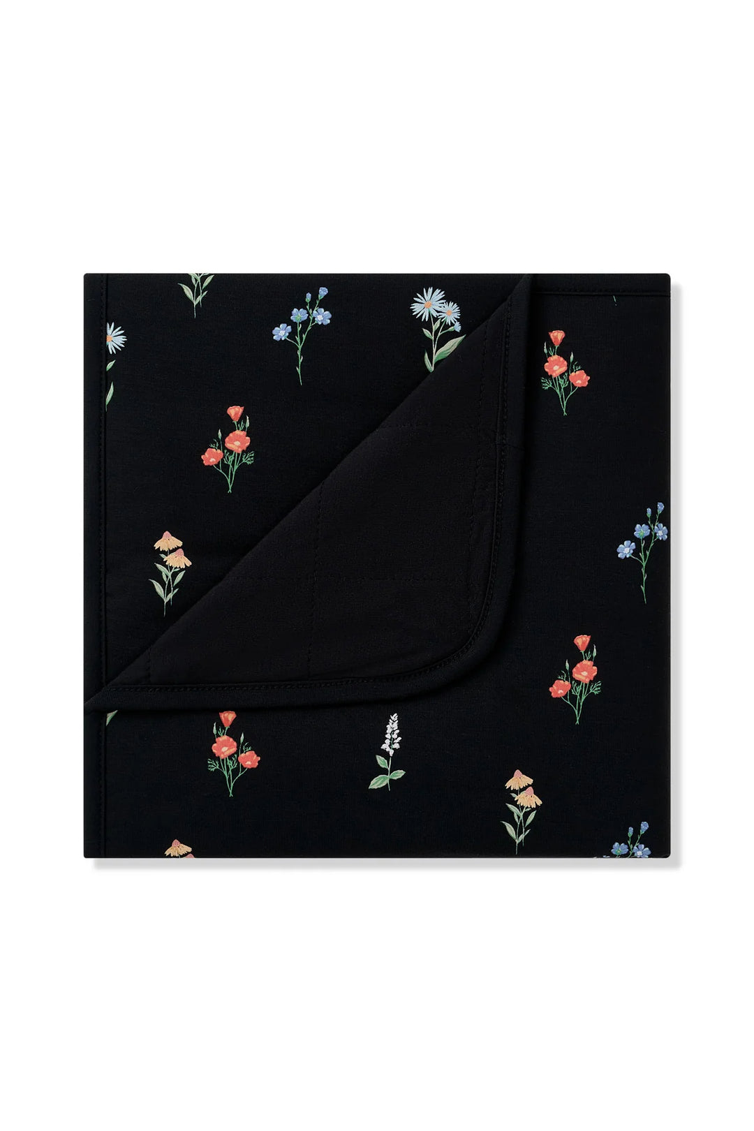 Kyte Baby Baby Blanket - Midnight Wildflower