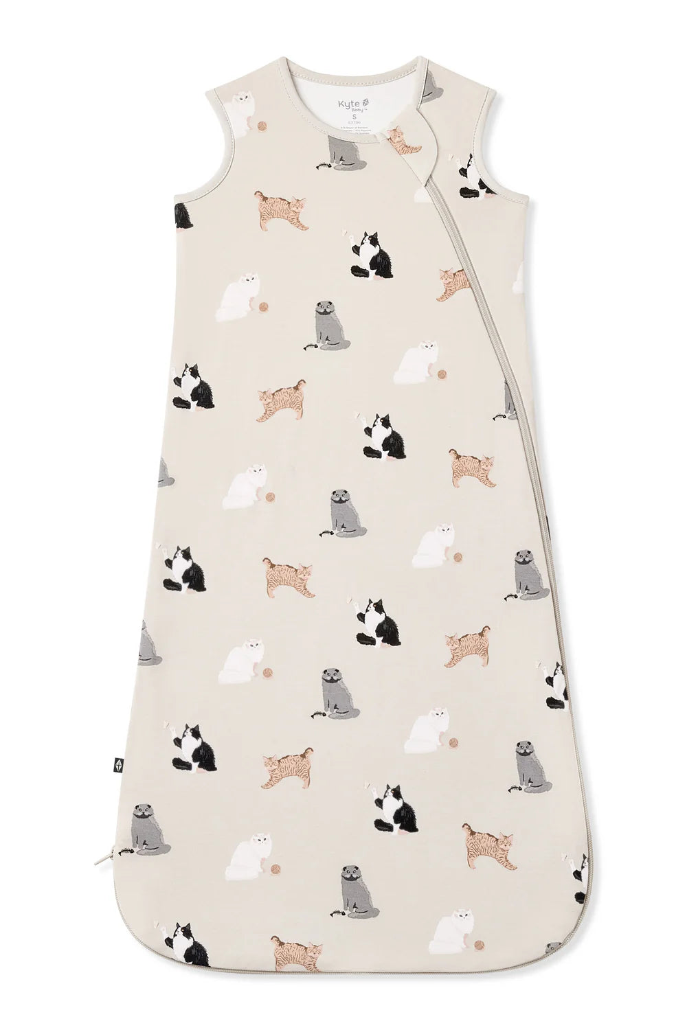 Kyte Baby 0.5 TOG Sleep Bag - Fluffy Cat