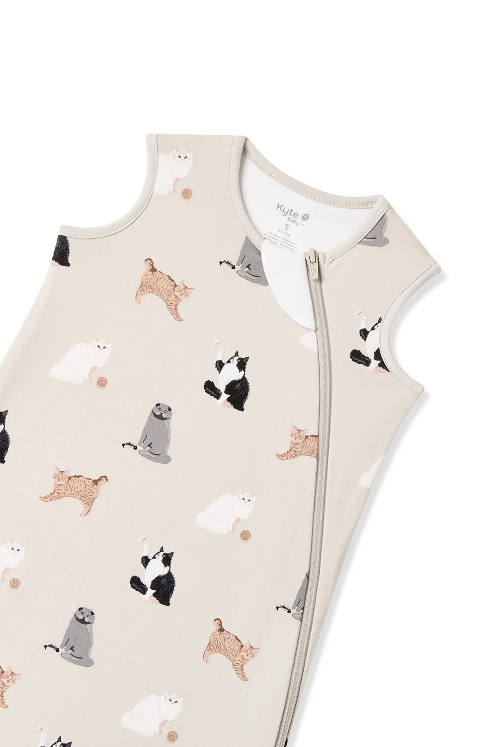 Kyte Baby 0.5 TOG Sleep Bag - Fluffy Cat