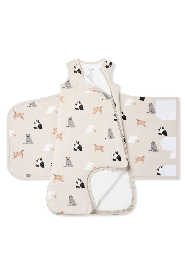 Kyte Baby 1.0 TOG Swaddler Bag - Fluffy Cat