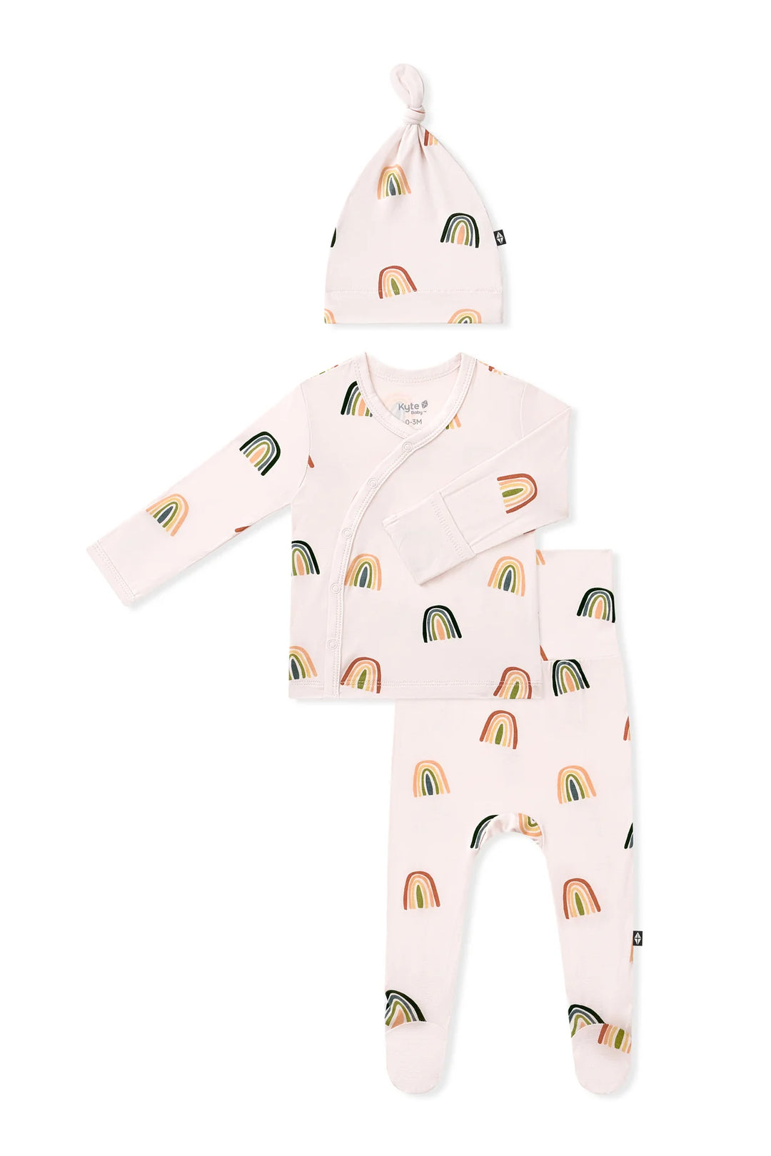 Kyte Baby Take Me Home Set with Cap - Retro Rainbow