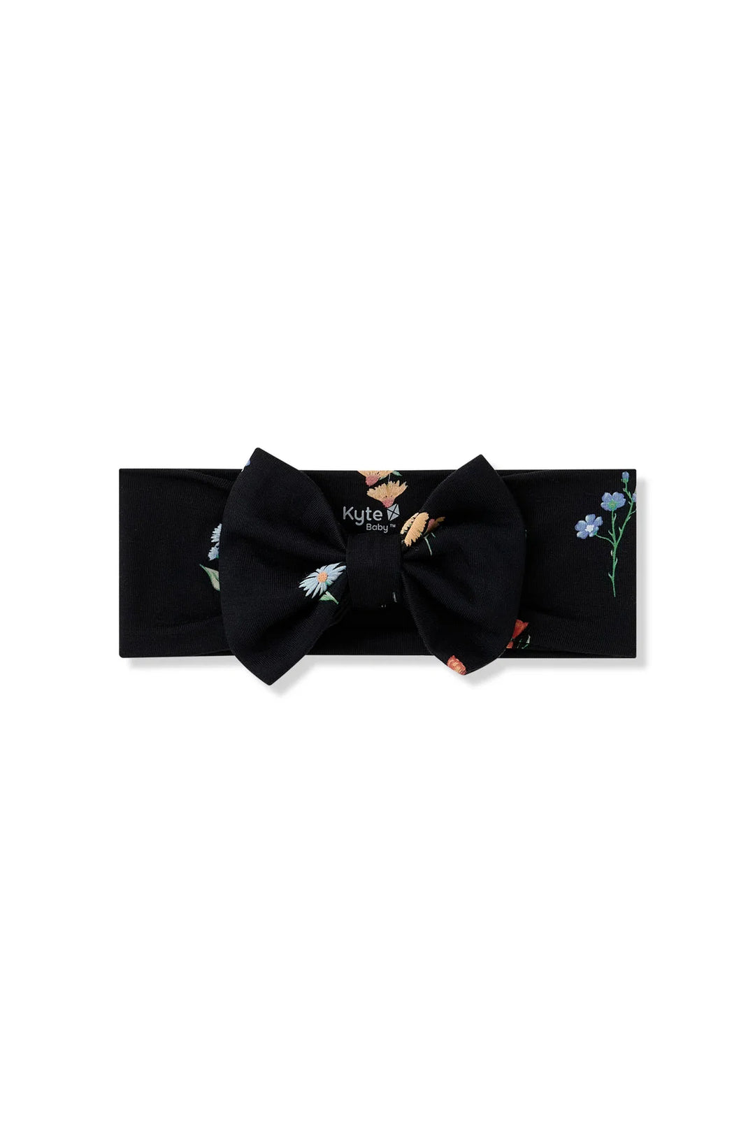 Kyte Baby Headband Bow - Midnight Wildflower