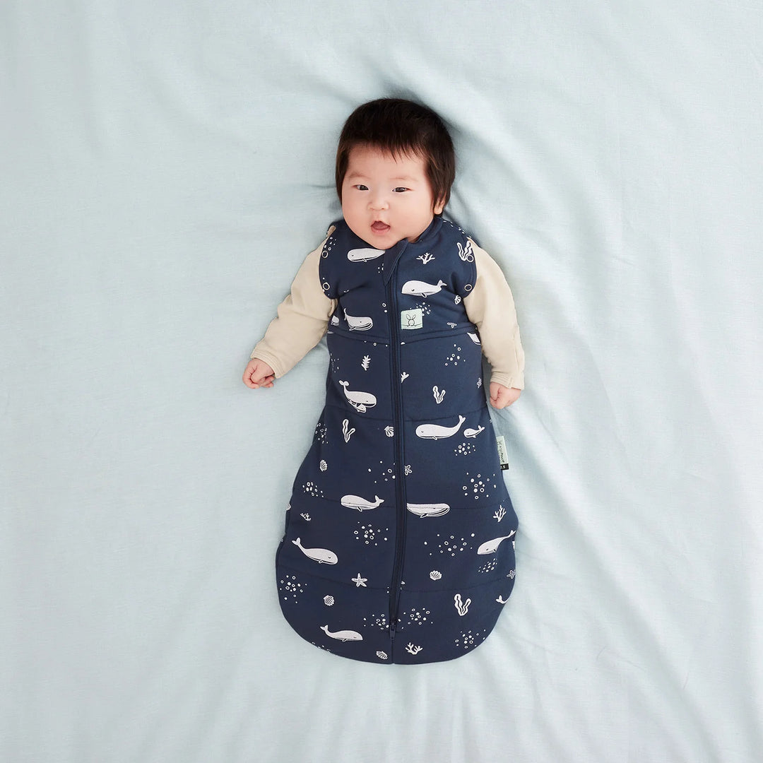 Ergopouch Cocoon 2.5 TOG Swaddle Sack - Whales