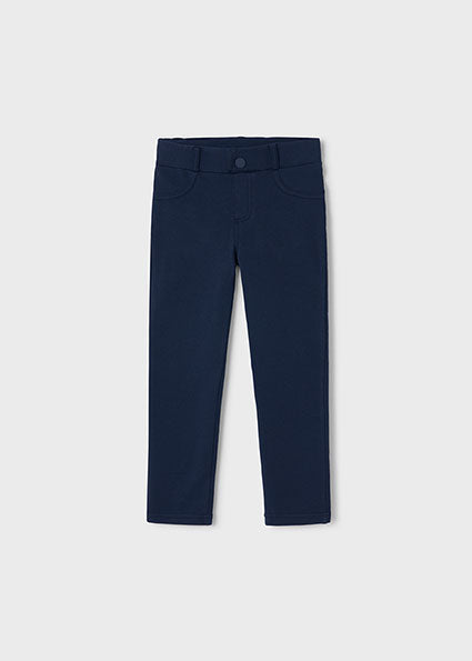 Mayoral Fleece Lined Jeggings - Navy