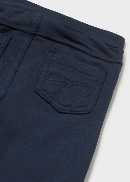 Mayoral Baby Fleece Lined Jeggings - Navy