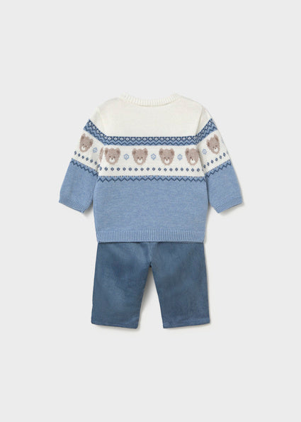 Mayoral Sweater and Pants Set - Printed Bears