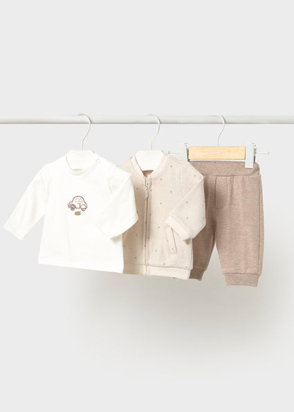 Mayoral 3pc Tracksuit - Mocha