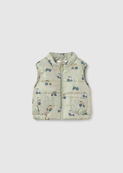 Mayoral 3pc Tracksuit with Printed Vest - Forest