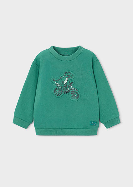 Mayoral Embroidered Sweatshirt - Acacia