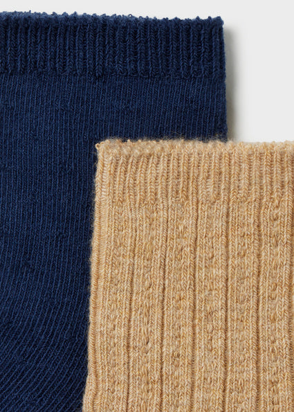 Mayoral 2pck Dressy Socks - Navy