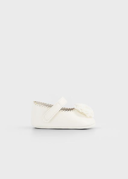 Mayoral Flower Mary Janes - Natural