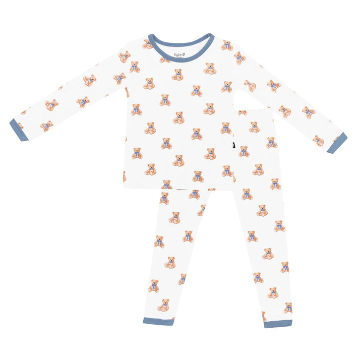 Kyte Baby Long Sleeve Toddler Pajama Set - Teddy Bear