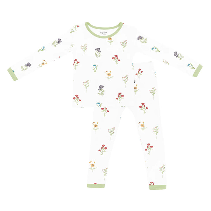 Kyte Baby Long Sleeve Toddler Pajama Set - Wildflower