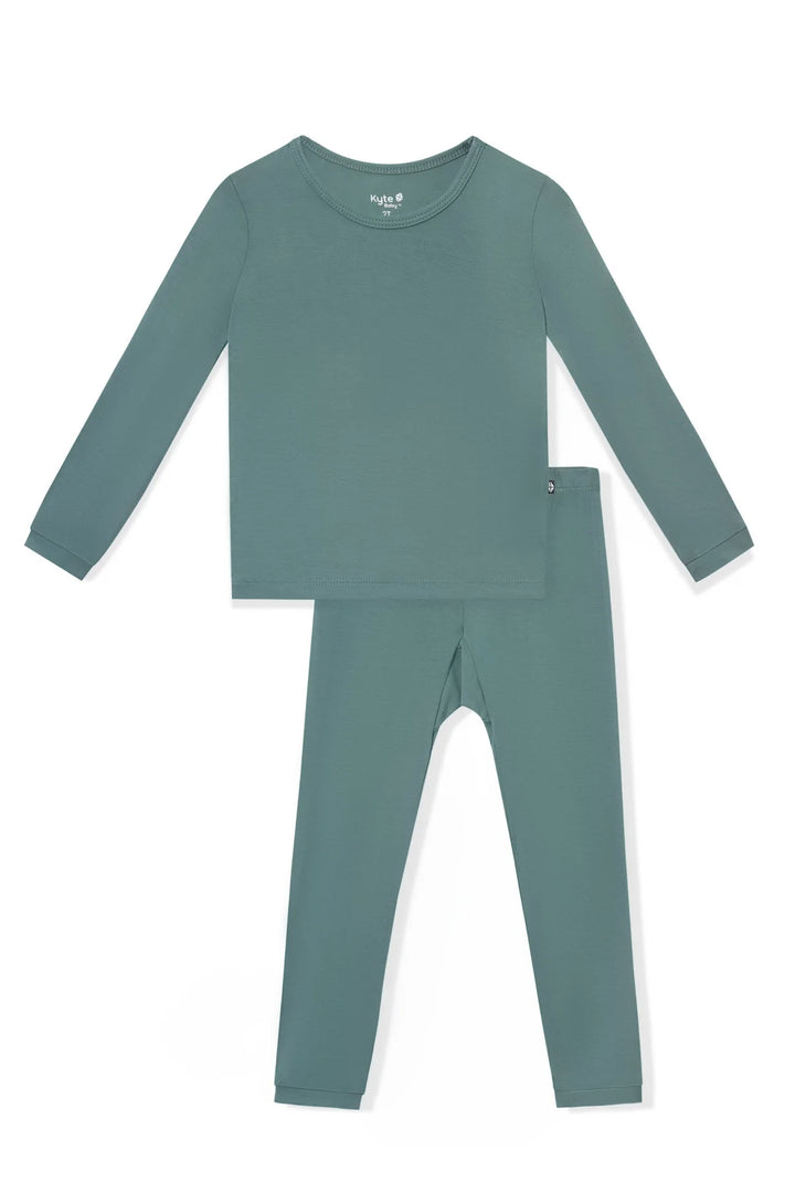 Kyte Baby Long Sleeve Toddler Pajama Set - Pine