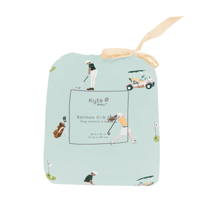 Kyte Baby Crib Sheet - Golf