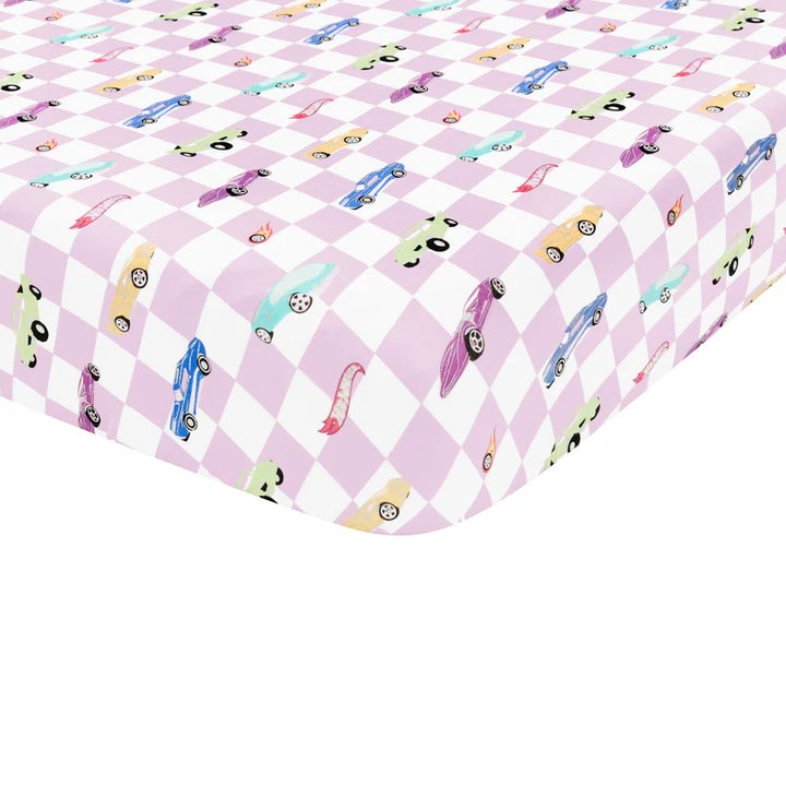 Kyte Baby Crib Sheet - Sparkle and Speed