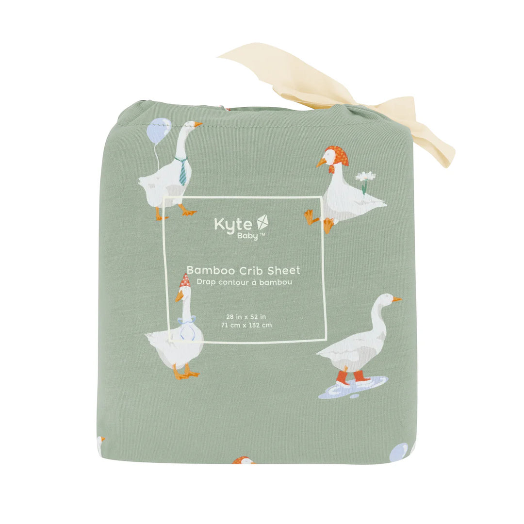 Kyte Baby Crib Sheet - Silly Goose