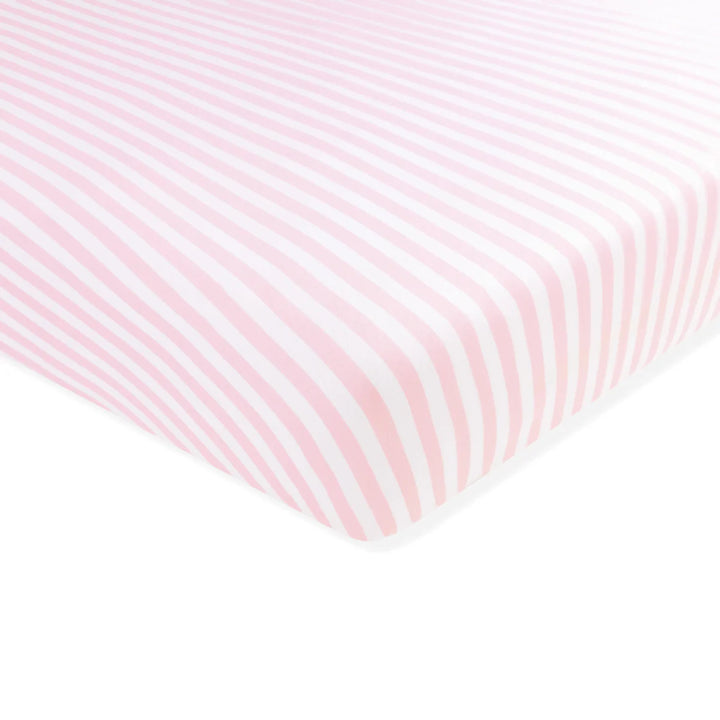 Kyte Baby Crib Sheet - Small Sakura Stripes