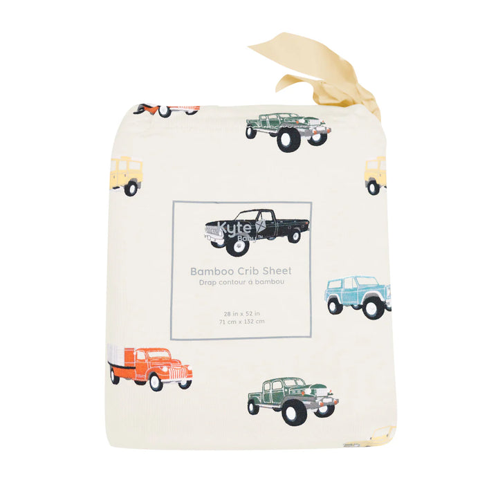 Kyte Baby Crib Sheet - Vintage Truck