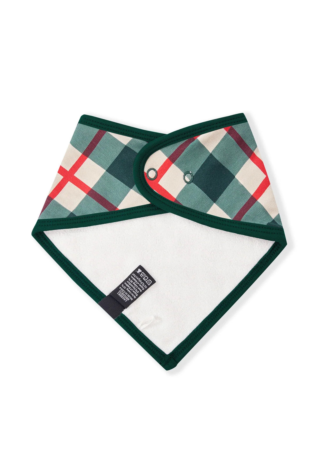 Kyte Baby Bib - Holiday Plaid