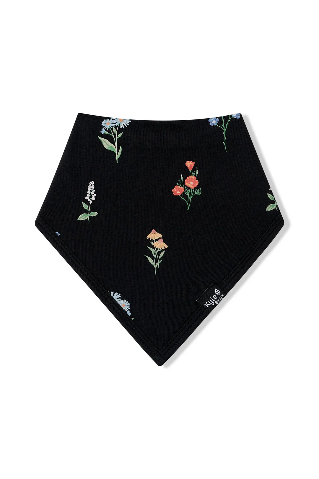 Kyte Baby Bib - Midnight Wildflower