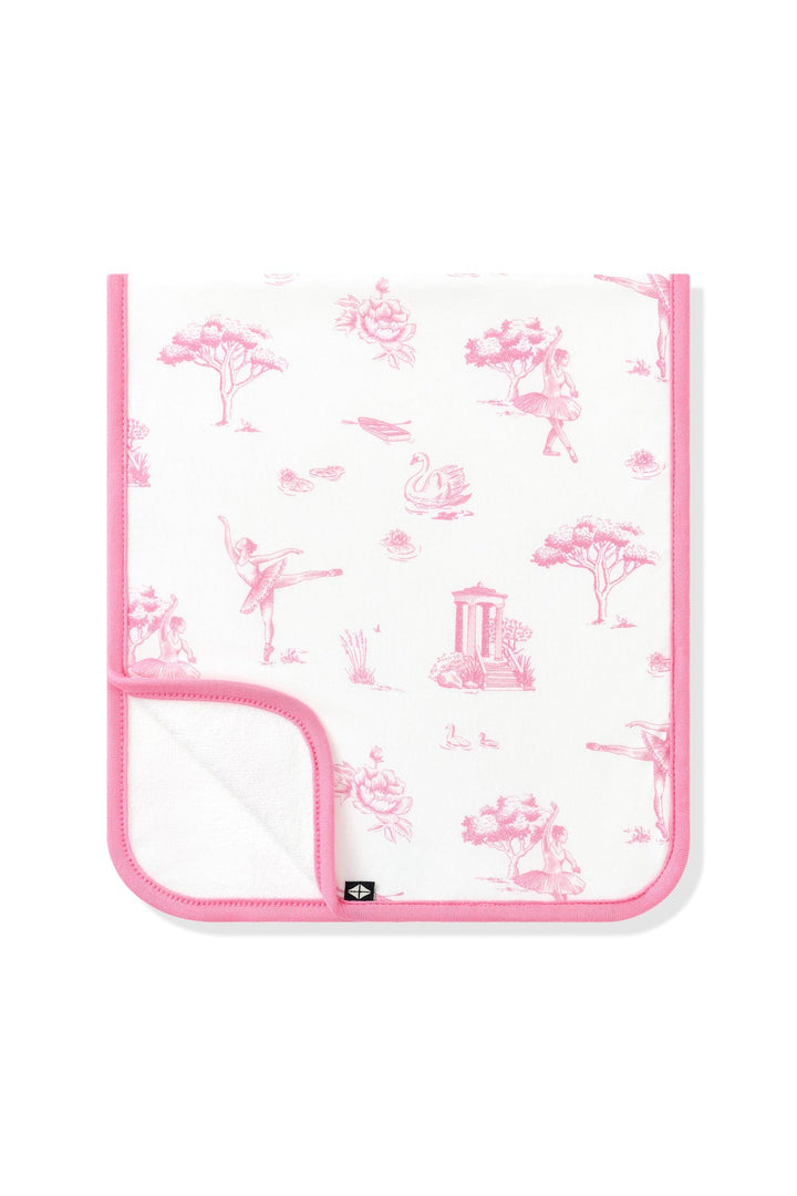 Kyte Baby Burp Cloth - Toile Ballet