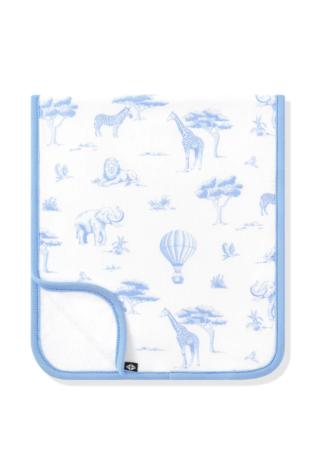 Kyte Baby Burp Cloth - Toile Safari