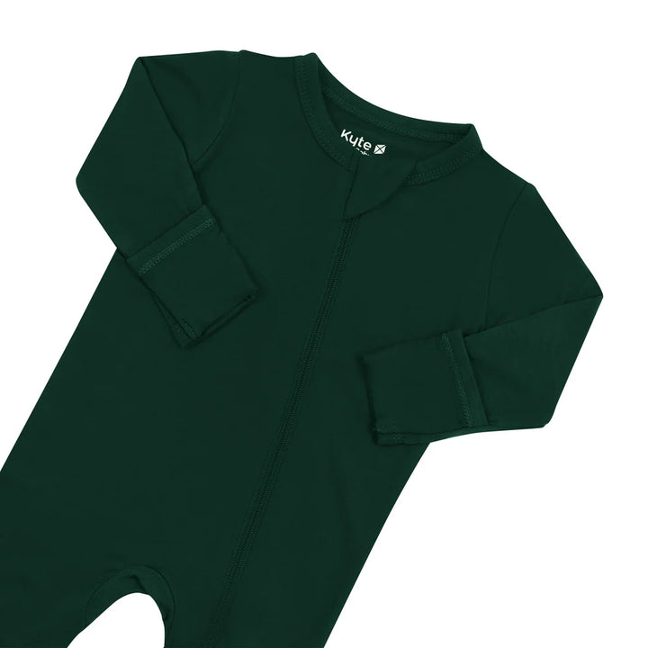 Kyte Baby Zippered Footie - Evergreen