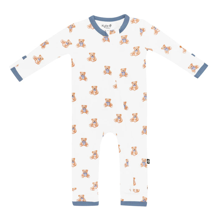 Kyte Baby Zippered Romper - Teddy Bear