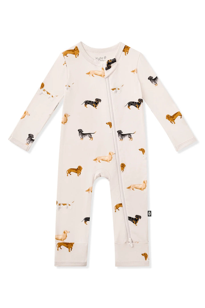 Kyte Baby Zippered Romper - Dachshund