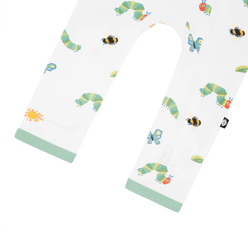 Kyte Baby Zippered Romper - The Very Hungry Caterpillar