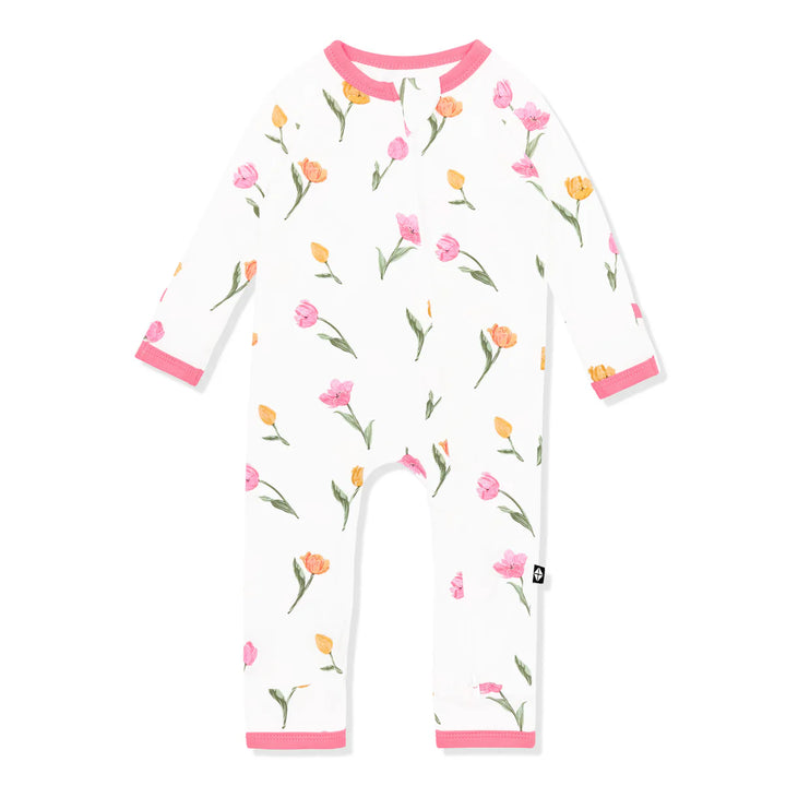 Kyte Baby Zippered Romper - Tulip
