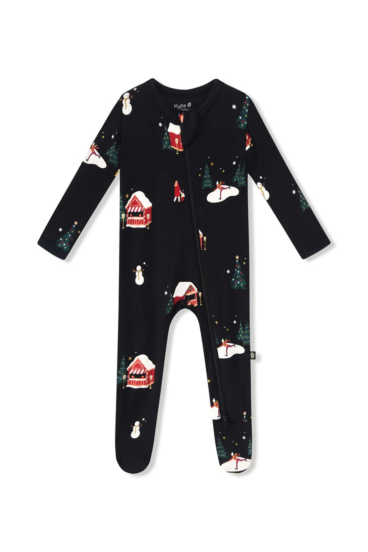 Kyte Baby Zippered Footie - Winter Wonderland