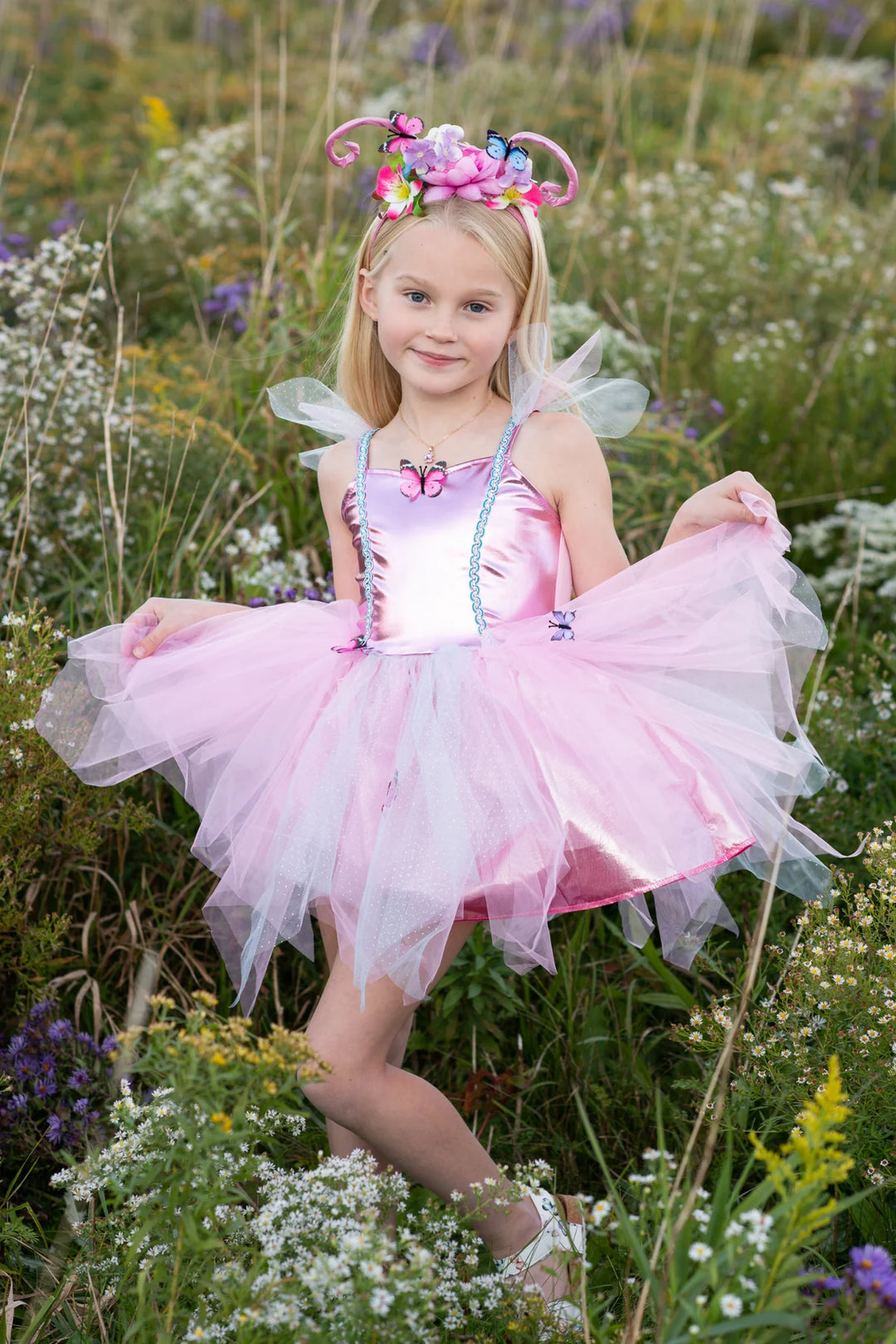Great Pretenders Woodland Butterfly Dress &amp; Headpiece