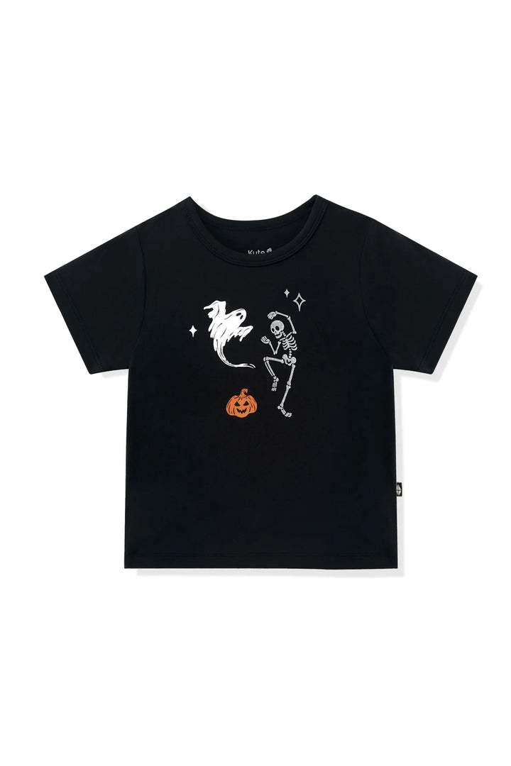 Kyte Baby Toddler Basic Tee - Halloween Friends on Midnight
