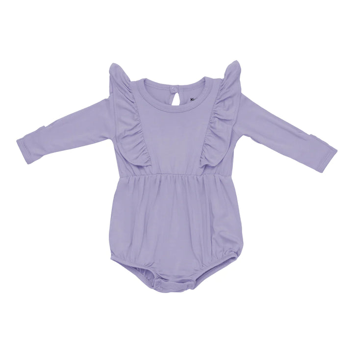 Kyte Baby Bamboo Jersey Bubble Romper - Taro
