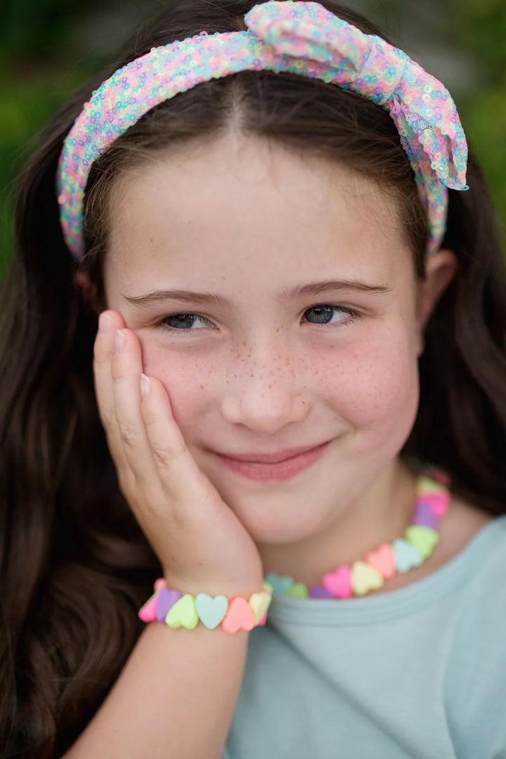 Great Pretenders Sweet Tart Heart Necklace + Bracelet