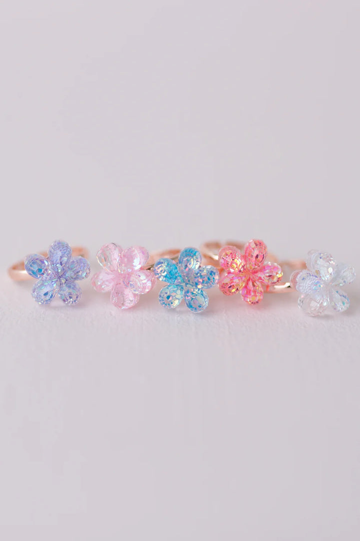 Great Pretenders Boutique Shimmer Flower Rings
