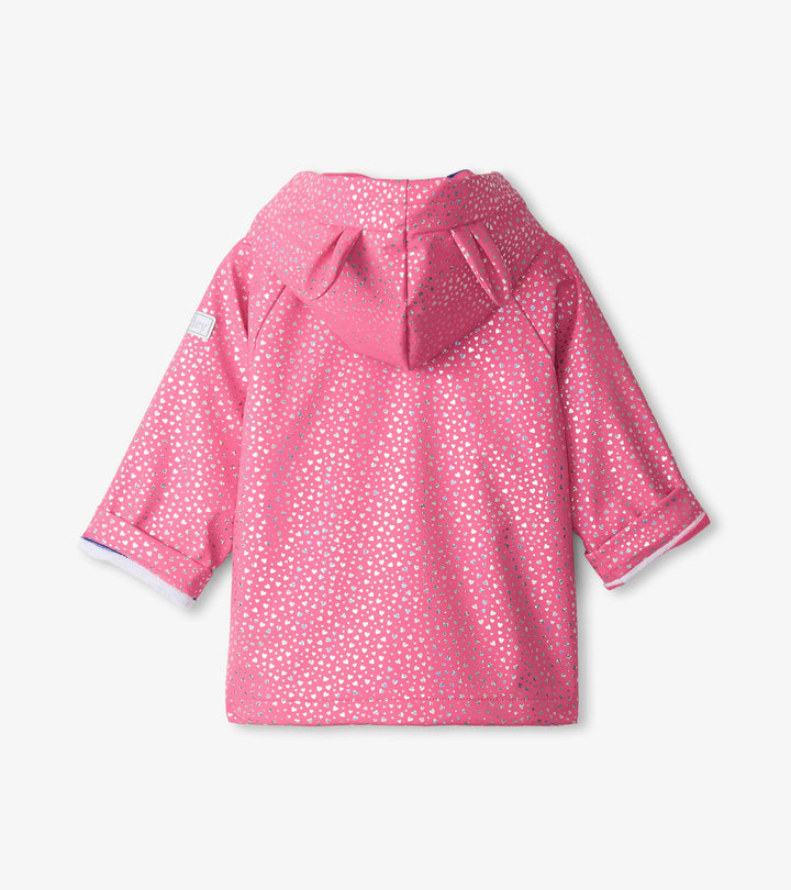 Hatley Preschool Raincoat - Glitter Hearts