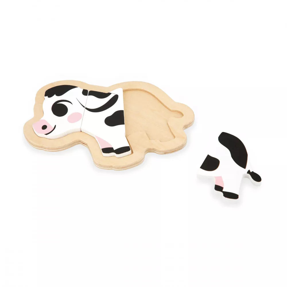 Janod 4 Progressive Puzzles - Farm