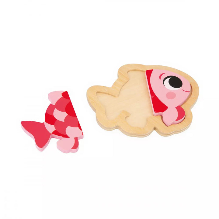 Janod 4 Progressive Puzzles - Pet