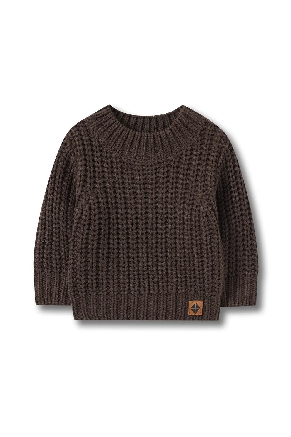 Kyte Baby Chunky Knit Sweater - Espresso