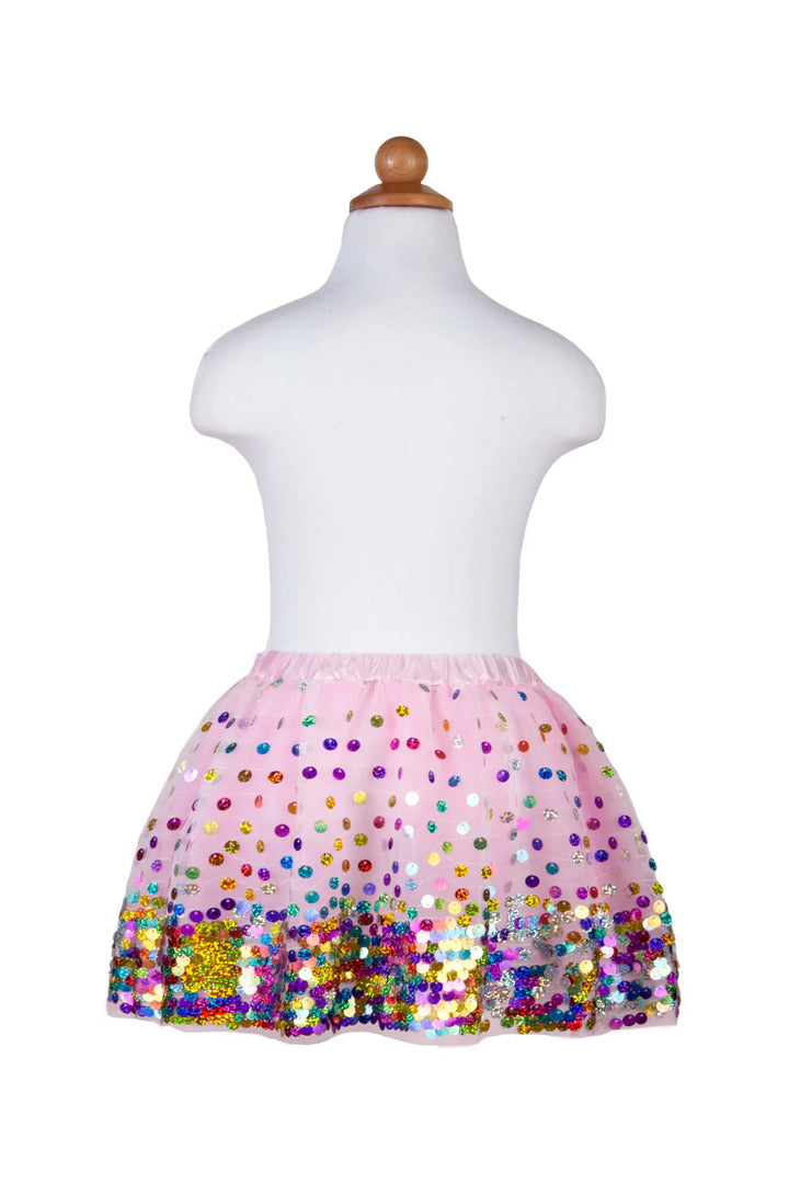 Great Pretenders Party Fun Sequin Skirt - Bright Pink