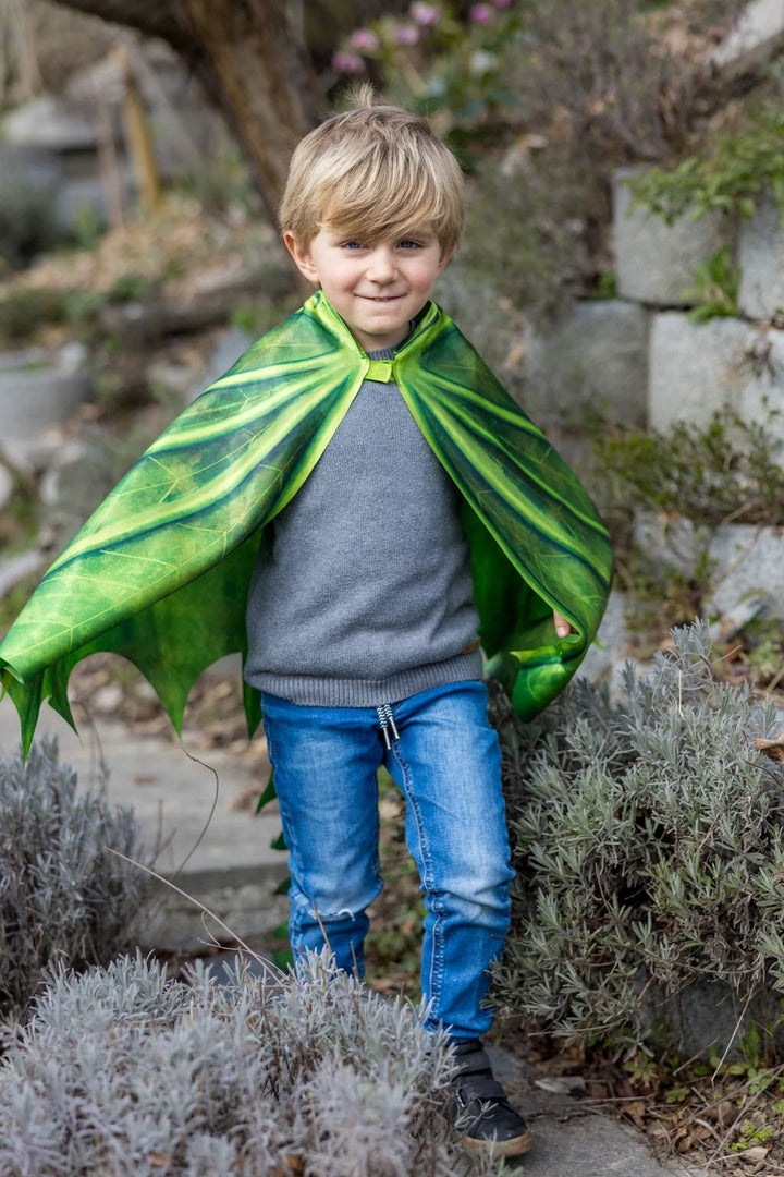 Great Pretenders Soft Wings and Mask Set - Legendary Dragon Green