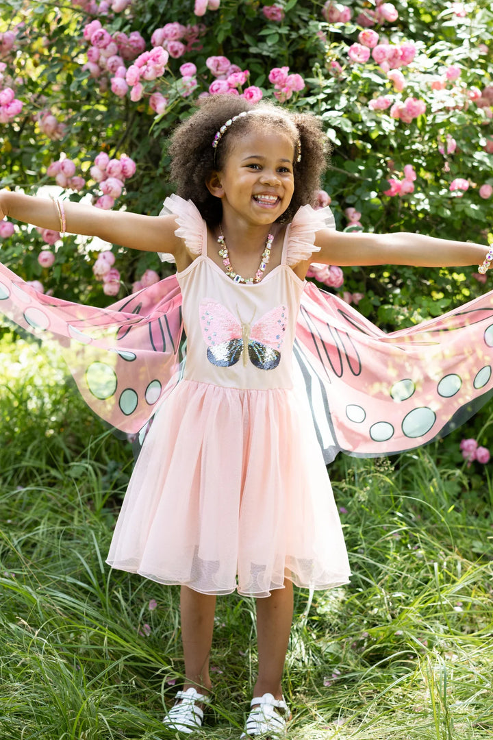 Great Pretenders Sequin Secret Butterfly Twirl Dress With Wings
