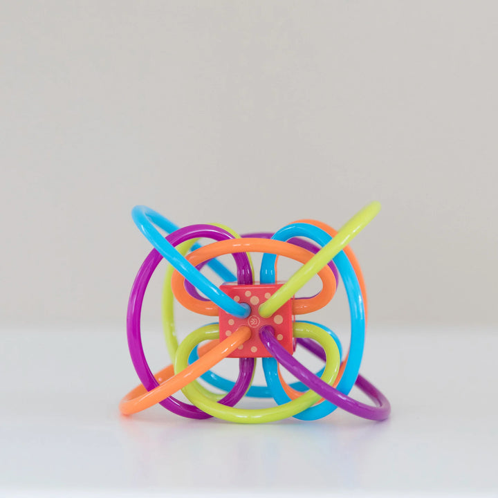 Manhattan Toy - Winkle Rattle+Sensory Teether Toy