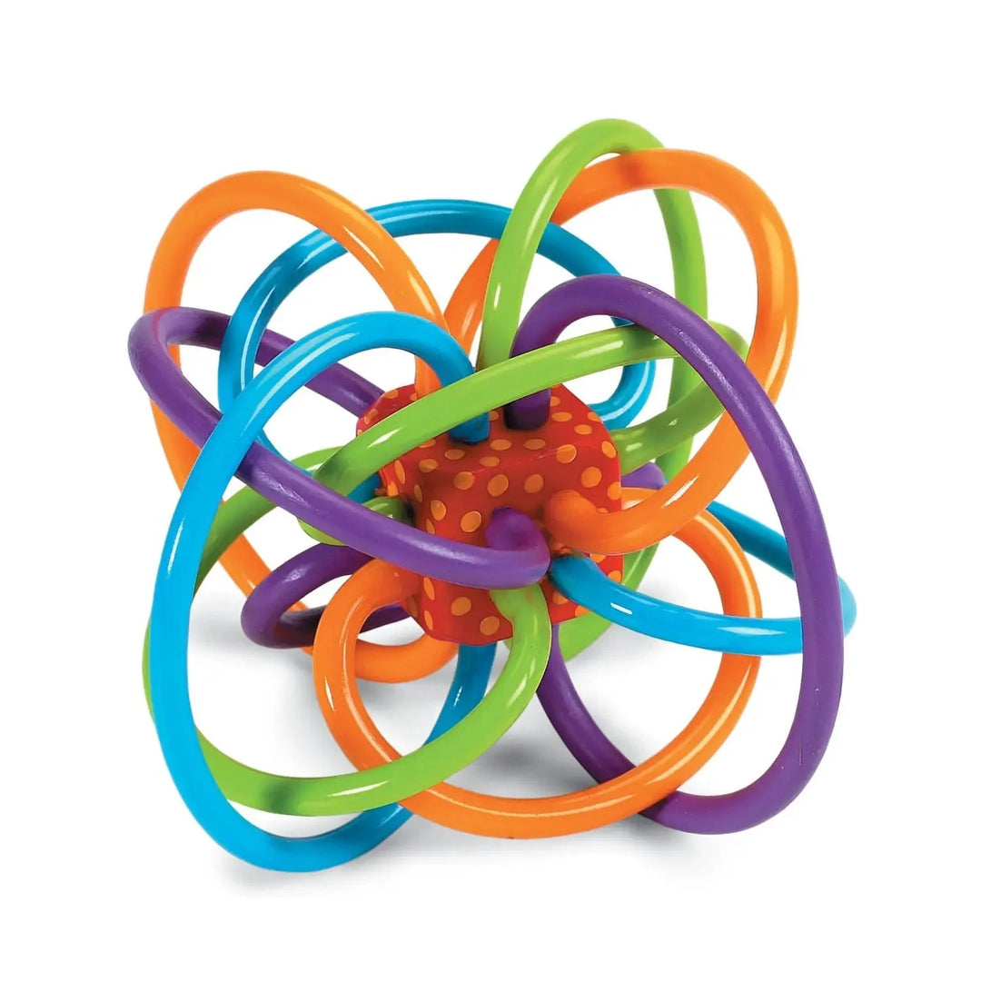 Manhattan Toy - Winkle Rattle+Sensory Teether Toy