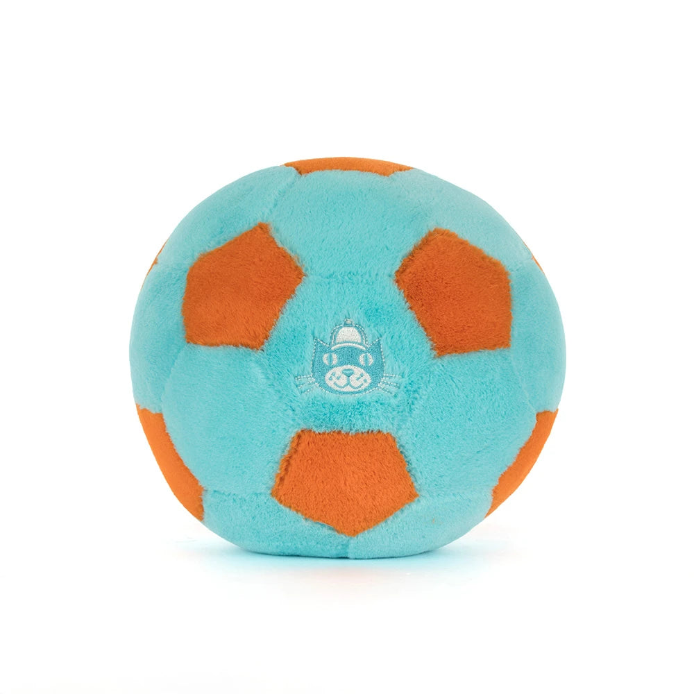 Jellycat Amuseables Soccer Ball - Blue/Orange
