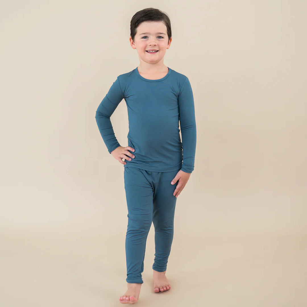 Kyte Baby Toddler Long Sleeve Pajama Set - Atlantic