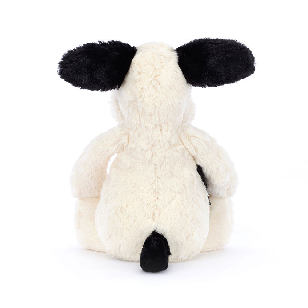 Jellycat Bashful Rufferty Black &amp; Cream Puppy